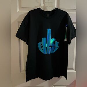 Holographic Middle Finger T-Shirt 🖕